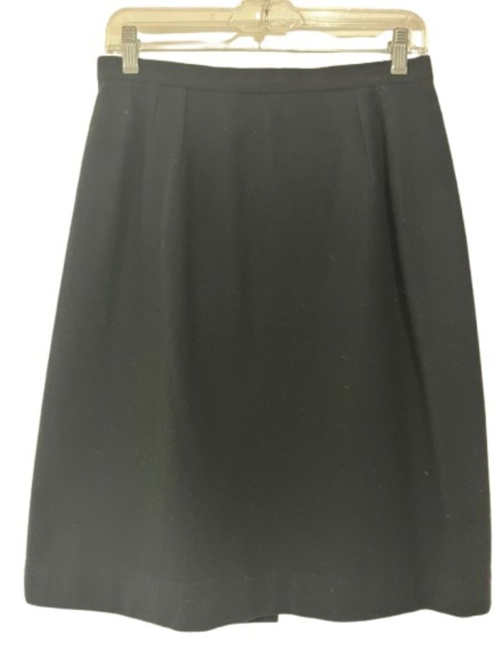 VINTAGE Jason Roberts Black Wool Skirt - EUC